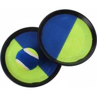 👉 Klittenband blauw groen Toi-toys Vangspel Blauw/groen 18 Cm 8719905689617