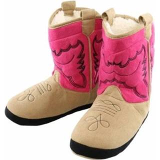 👉 Pantoffels roze s meisjes kinderen Cowboy Voor (21-26) - Sloffen 8719538243385