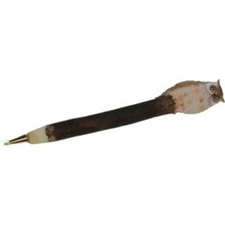👉 Bruine active uil op pen 18 cm