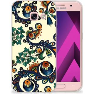 👉 Siliconen hoesje Samsung Galaxy A3 2017 Barok Flower 8718894437629