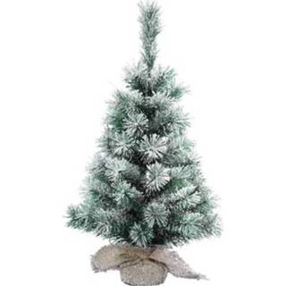 👉 Kerstboom klein Decoratie Kerstboompje Met Sneeuw 35 Cm - Kunstkerstboom 8719538715509