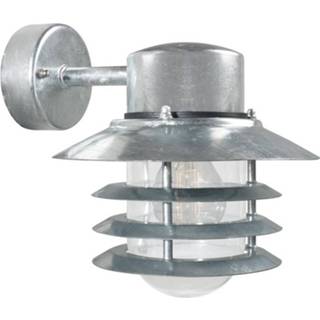 👉 Staal glas Nordlux - Vejers Wand Gegalvan Staal, Gegalv Helder 5701581210578