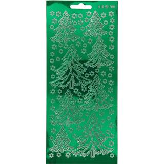 Kerstboom groen Creotime Foliestickers 1 Stickervel 5712854282765