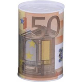 Spaarpot active witte 50 euro 8 x 11 cm