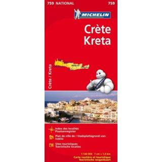 👉 Michelin 759 Kreta - (ISBN: 9782067173194) 9782067173194
