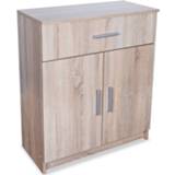 👉 Dressoir eiken Vidaxl 71x35x88 Cm Spaanplaat 8718475570226