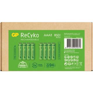 👉 GP Batteries Rechargeable ReCyko NiMH 850 mAh (12085AAAHCE-C8) 8 stuks, 1.2V 8716778929079