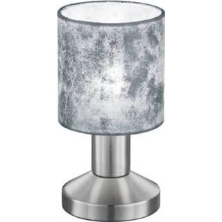 👉 Zilverkleurige kunststof kap - tafellamp Garda