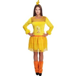 👉 Verkleedpak geel vrouwen Looney Tunes Tweety Dames 4-delig Maat 40-42 8026196972053