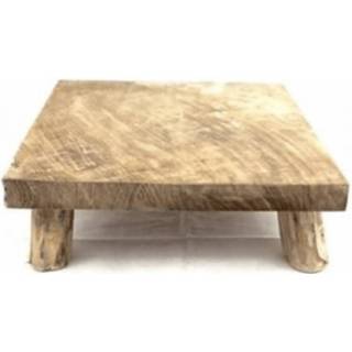 Teak Plateau Vierkant L15 B15 H6 Cm 8714763300636