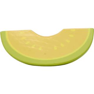 👉 Geel groen hout Mamamemo Schijf Cantaloupe Meloen Geel/groen 5706798855529