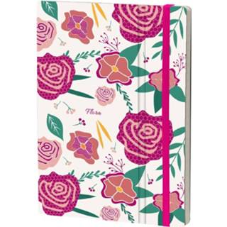 👉 Notitieboek rose karton papier Stifflexible 21 X 15 Cm Karton/ivoor 8022697010362