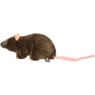👉 Knuffel active bruin rat 22 cm knuffels kopen