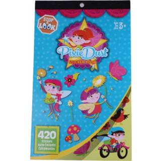 👉 Stickerboek Stop & Look Pixie Dust 24 X 14,8 Cm 420 Stickers 8719817759323