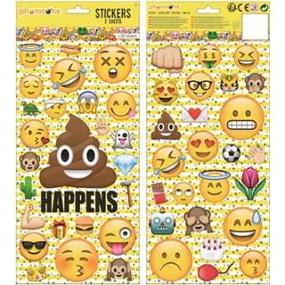 👉 Stickervel geel papier Phonicons Junior 35,5 Cm 2-delig 8719817783540