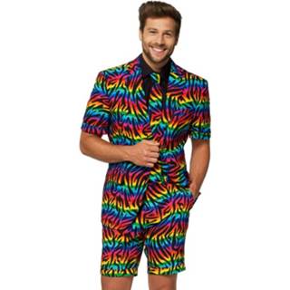 👉 Opposuits Verkleedpak Zomer Wild Rainbow Heren Polyester