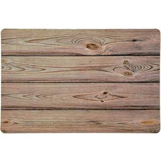 👉 Placemat 4x Met Steigerhout Look 43 X 28 Cm - Placemats 8720276142038