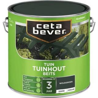 Groen roodbruin bruin zwart wit Cetabever dekkende tuinhout beits 625 lauriergroen 2.5l 8711113126236 8711113125819 8711113125826 8711113126267 8711113126229