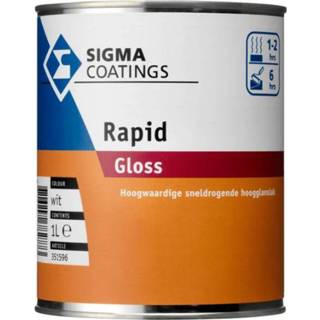 👉 Wit Sigma rapid gloss kleur 2.5 ltr 8716242820376 8716242820420 8716242820390 8716242820468