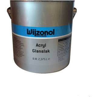 👉 Glan slak acryl Wijzonol glanslak kleur 2.5 ltr
