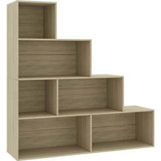 👉 Boekenkast eiken One Size bruin Boekenkast/kamerscherm 155x24x160 cm spaanplaat sonoma 8719883786094