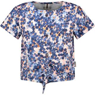 Blous meisjes B.Nosy blouse met knoop - Floral AOP 8720173777333