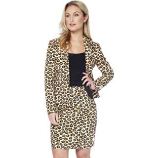 👉 Verkleedpak beige bruin polyester vrouwen Opposuits Lady Jag Dames Beige/bruin 8719323580725