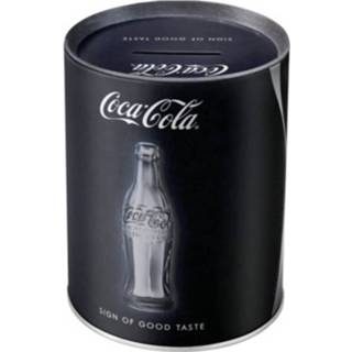 👉 Spaarpot zwart Coca Cola 10 X 13 Cm - Spaarpotten 8720276533270