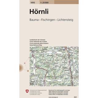 👉 Engels Swisstopo 1 : 25 000 Hörnli 9783302010939