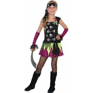 👉 Kinderkostuum zwart roze kinderen Rubie's Punky Pirate Zwart/roze 883028662364