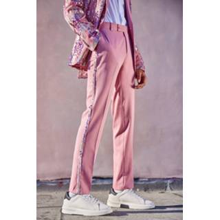 👉 Skinny Fit Pantalons Met Pailletten, Pink