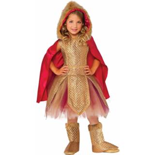 👉 Kinderkostuum rood goud kinderen Rubie's Warrior Princess Goud/rood 883028155859