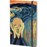 👉 Notitieboek groen papier Stifflexible Edvard Munch 13 X 21 Cm 8022697011550