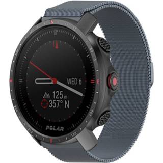 👉 Milanese band grijs Strap-it Polar Grit X Pro (space grey) 8720626995789