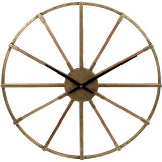 👉 Wandklok staal goud Gifts Amsterdam Leicester 60 X 3,5 Cm 8713219419779