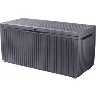 👉 Opbergbox antraciet Keter Springwood 305l - 123x53,5x57cm 7290106939936