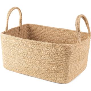 👉 Opbergmand Compactor Dina 8,7 Liter 29 X 20 Cm Jute Naturel 3370910114430