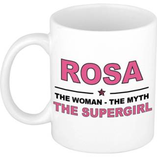 👉 Mok active vrouwen Rosa The woman, myth supergirl collega kado mokken/bekers 300 ml