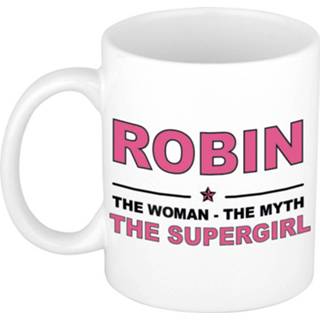 👉 Mok active vrouwen Robin The woman, myth supergirl collega kado mokken/bekers 300 ml