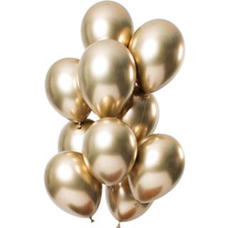 👉 Ballon goud Folat Ballonnen Mirror Effect 33 Cm Latex 12 Stuks 8714572697118