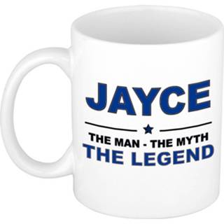 👉 Beker keramiek active mannen Jayce The man, myth legend verjaardagscadeau mok / 300 ml