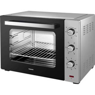 👉 Vrijstaande oven zilver Tomado Teo6000s - 60 Liter 2000 Watt Hetelucht 4 Insteekniveau's 8712876501216