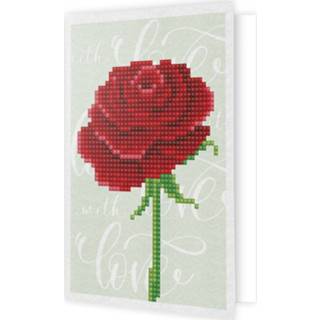 👉 Rose Diamond Dotz Love Painting, 853 Dotz, 18x13 Cm 4897073247892