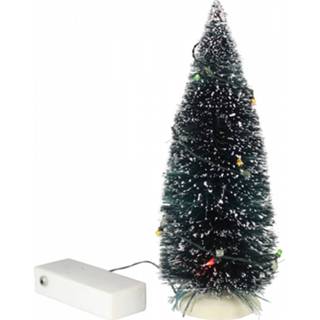 👉 Kerstboom groen Dickensville Led-verlichting Kerstdorp 23 Cm 8712953481141