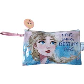 Toilettas roze PVC polyester Disney Toilettas/etui Frozen 24 X 14 Cm Pvc/polyester 8430957136309