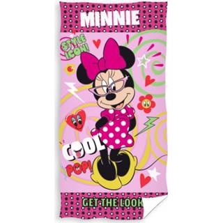 👉 Strandlaken katoen Disney Minnie Mouse Style Icon - 70 X 140 Cm 5902689471483