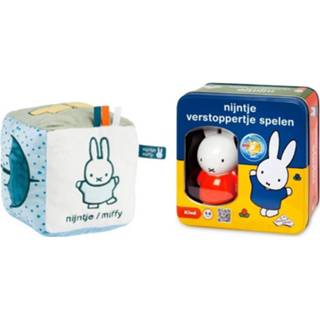 👉 Rammelaar blauw baby's kinderen Babybundel - 0-3 Jaar- & Kinderspel Nijntje Kubus Verstoppertje Spelen 8720663063205