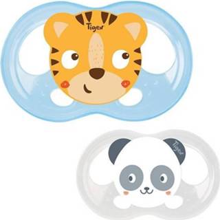 👉 Speen siliconen Tigex 2 Soft Touch Fopspenen Maat 18m + Cat Bear 3159921221302