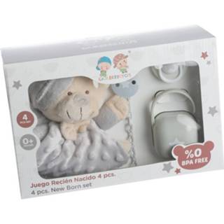👉 Knuffeldoek grijs katoen Gamberritos Knuffeldoekje Set Junior 4-delig 8432443653925