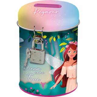 👉 Spaarpot Unicorn Met Slotje Pegasus - 11,5 X 7,5 Cm 2 Sleuteltjes 5901130085903
